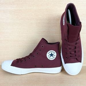 Converse Chuck Taylor All Star High Top Sneakers In Burgundy M9/W11 Unisex Shoes